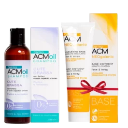 DermoACM OIL Shampoo Cute Grassa (для жирной кожи головы) + Гель DermoACM Neogalenic в подарок!